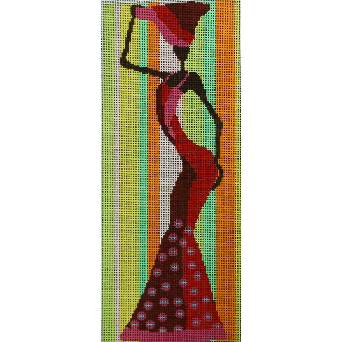 Woman in Red, 13 mesh