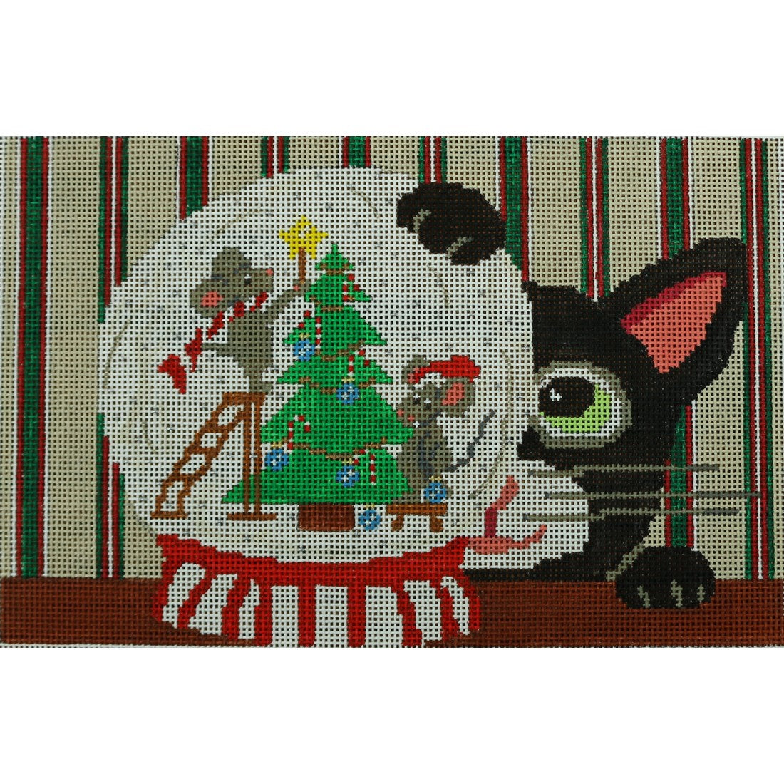Cat with Snowglobe