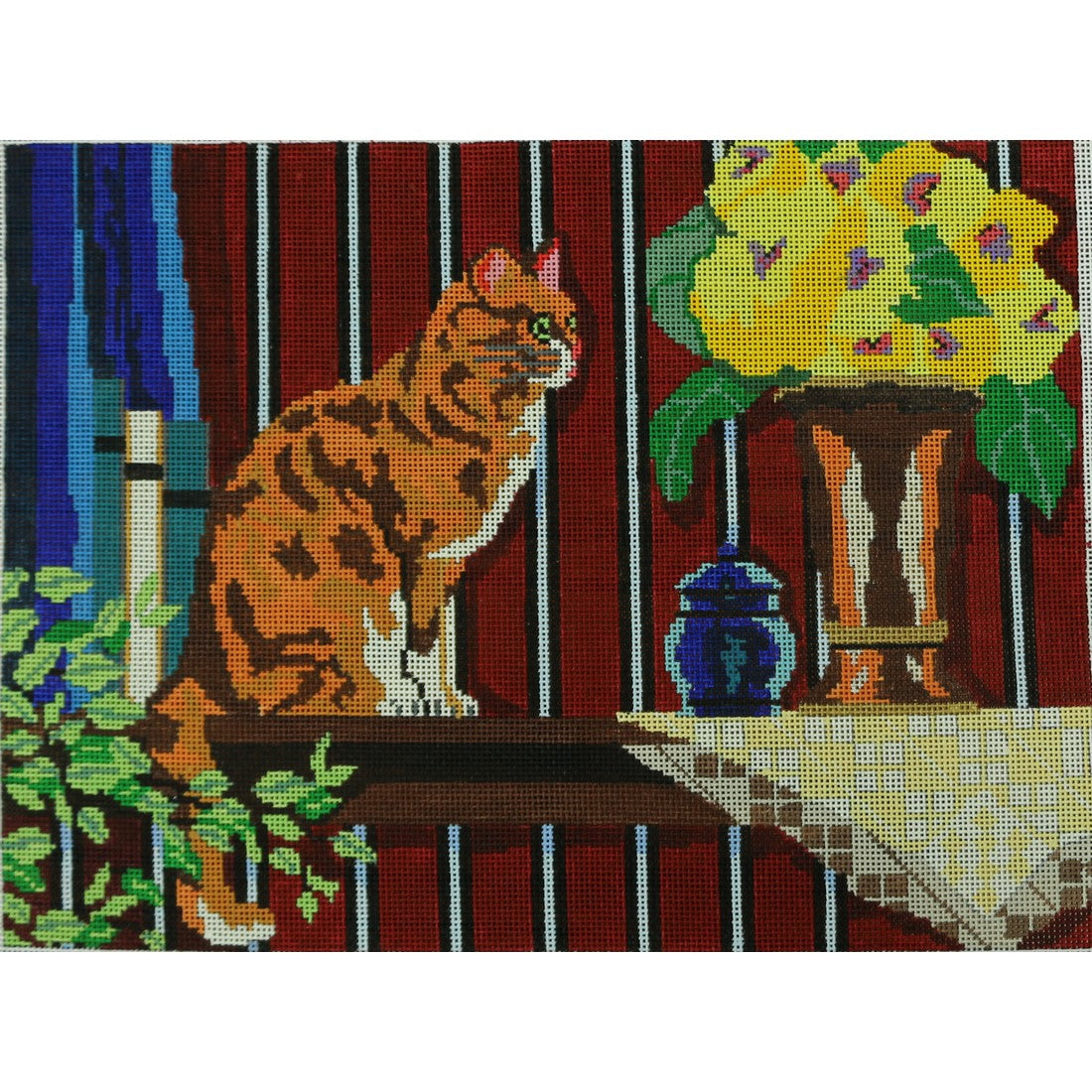 Cat on Shelf