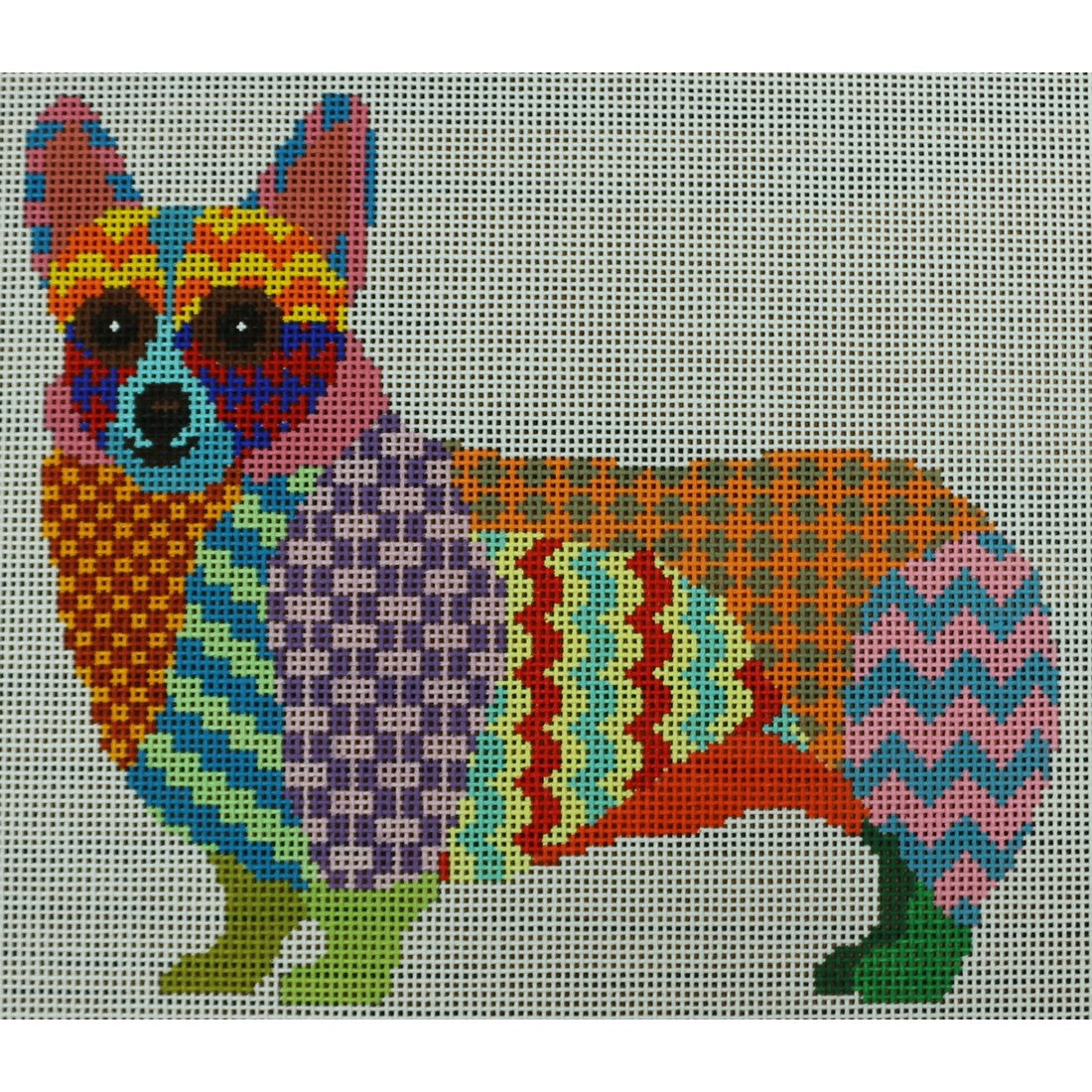 Colorful Corgi