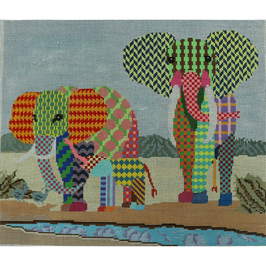 Colorful Elephants