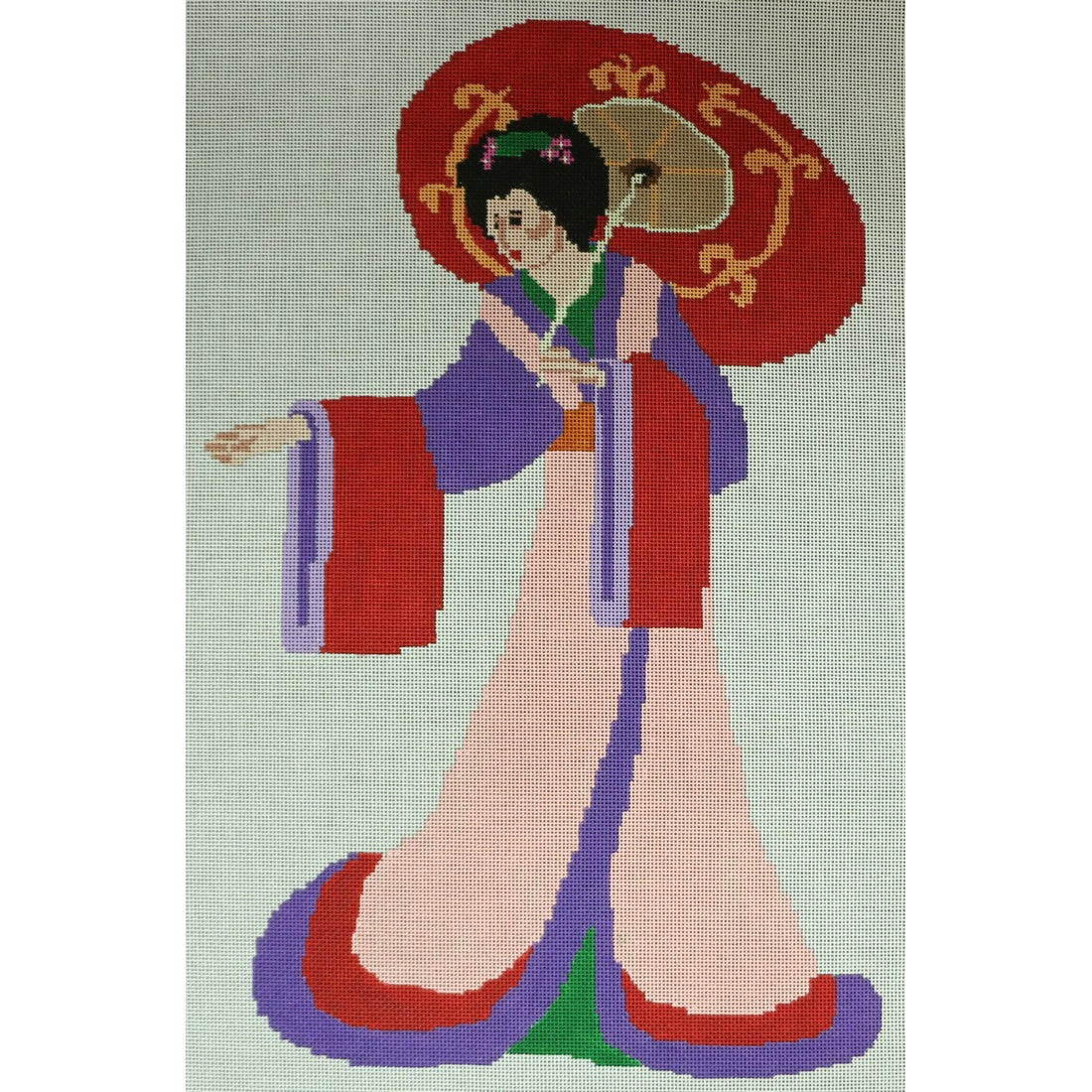 Geisha with Umbrella