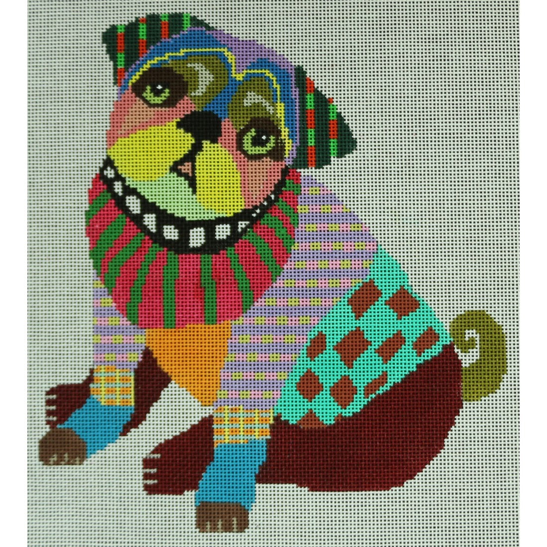 Colorful Pug
