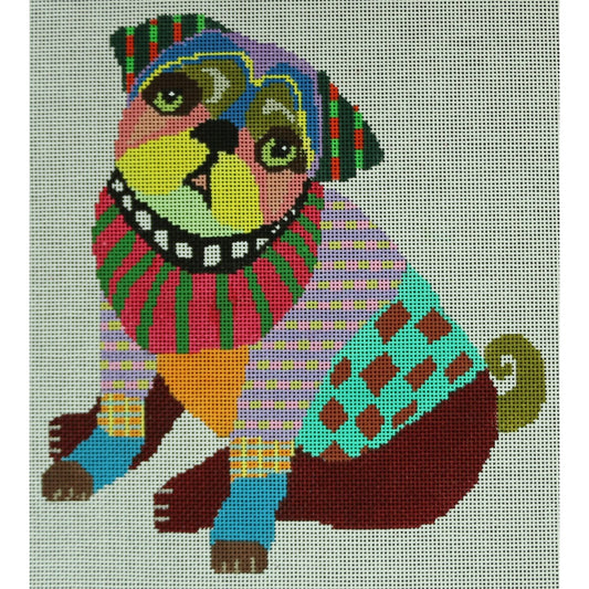 Colorful Pug