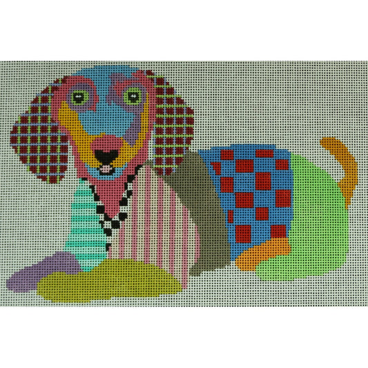 Colorful Dachshund