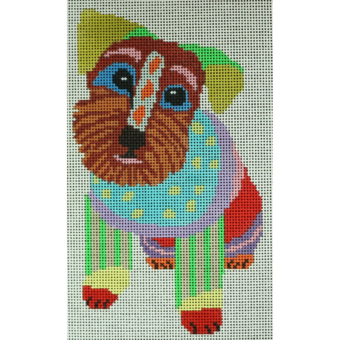 Colorful Schnauzer, 13 mesh