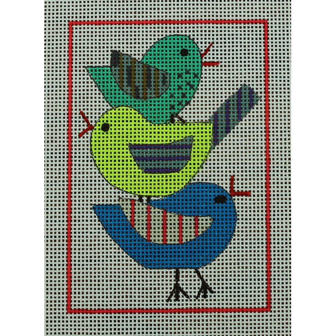 3 Stacked Birds
