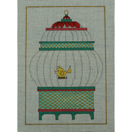 Yellow Bird in Cage