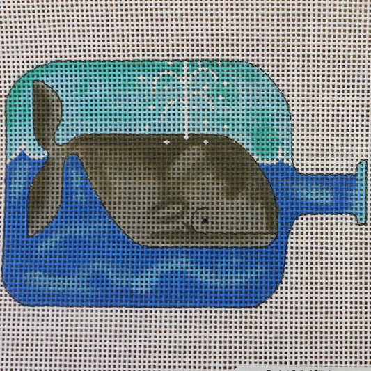 Whale Spouting Water in Bottle