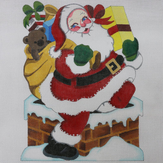 Santa in Chimney