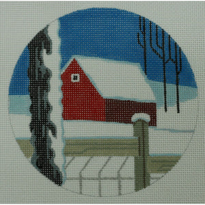 Snowy Barn