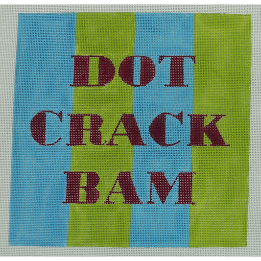 Dot Crack Bam on Stripes