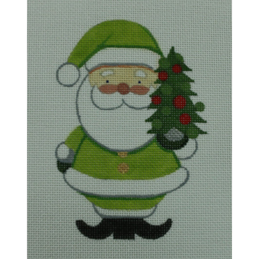 Santa in Green