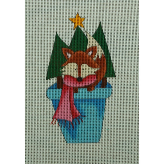 Fox in a Flower Pot