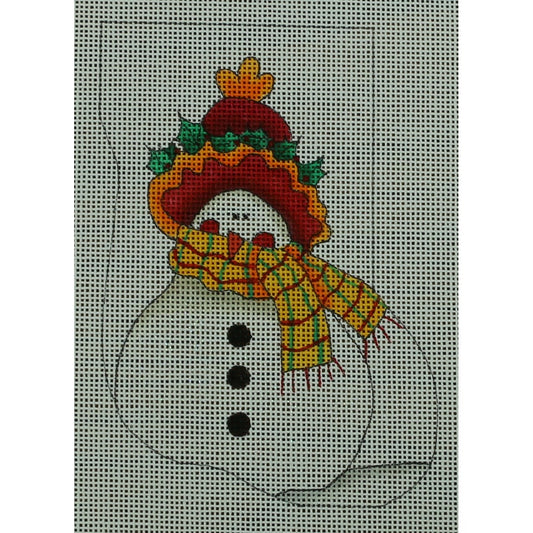 Snowman with Scarf