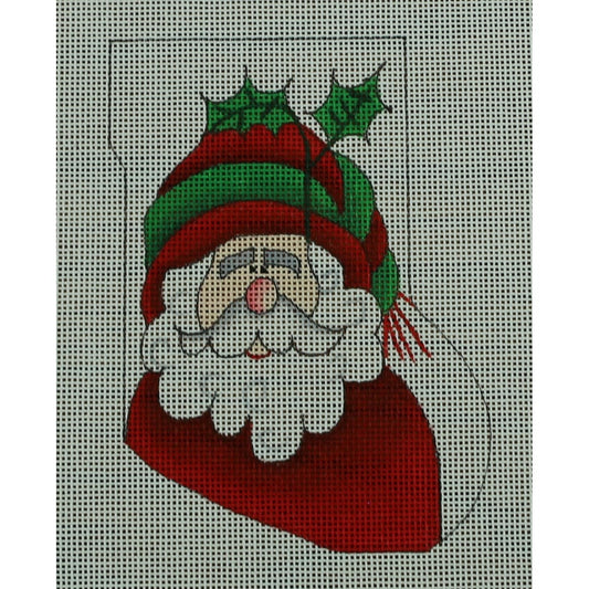 Santa with Holly