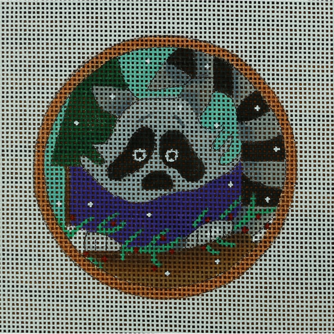 The Raccoon Large Round