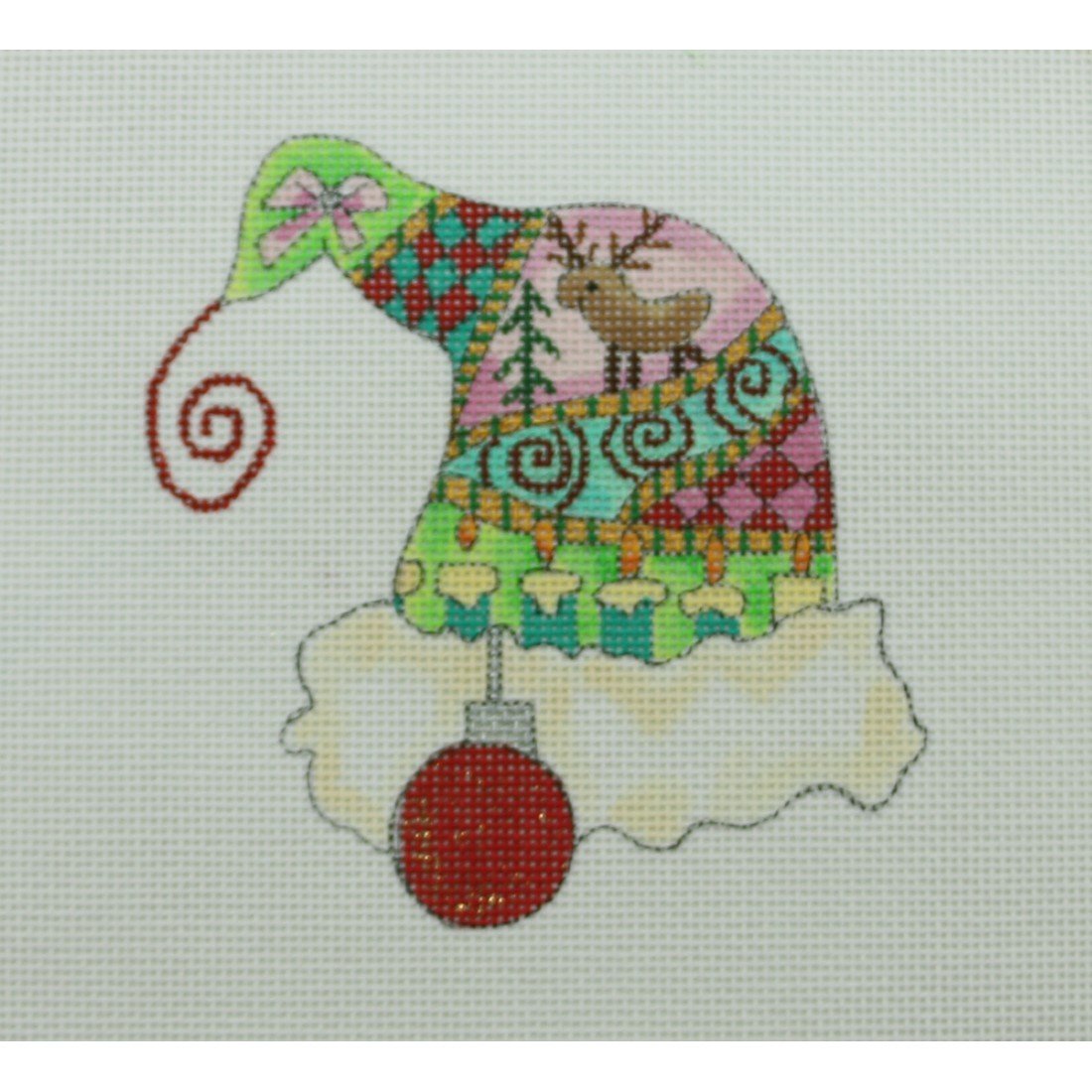 Christmas Mini Hat w/ Ornament