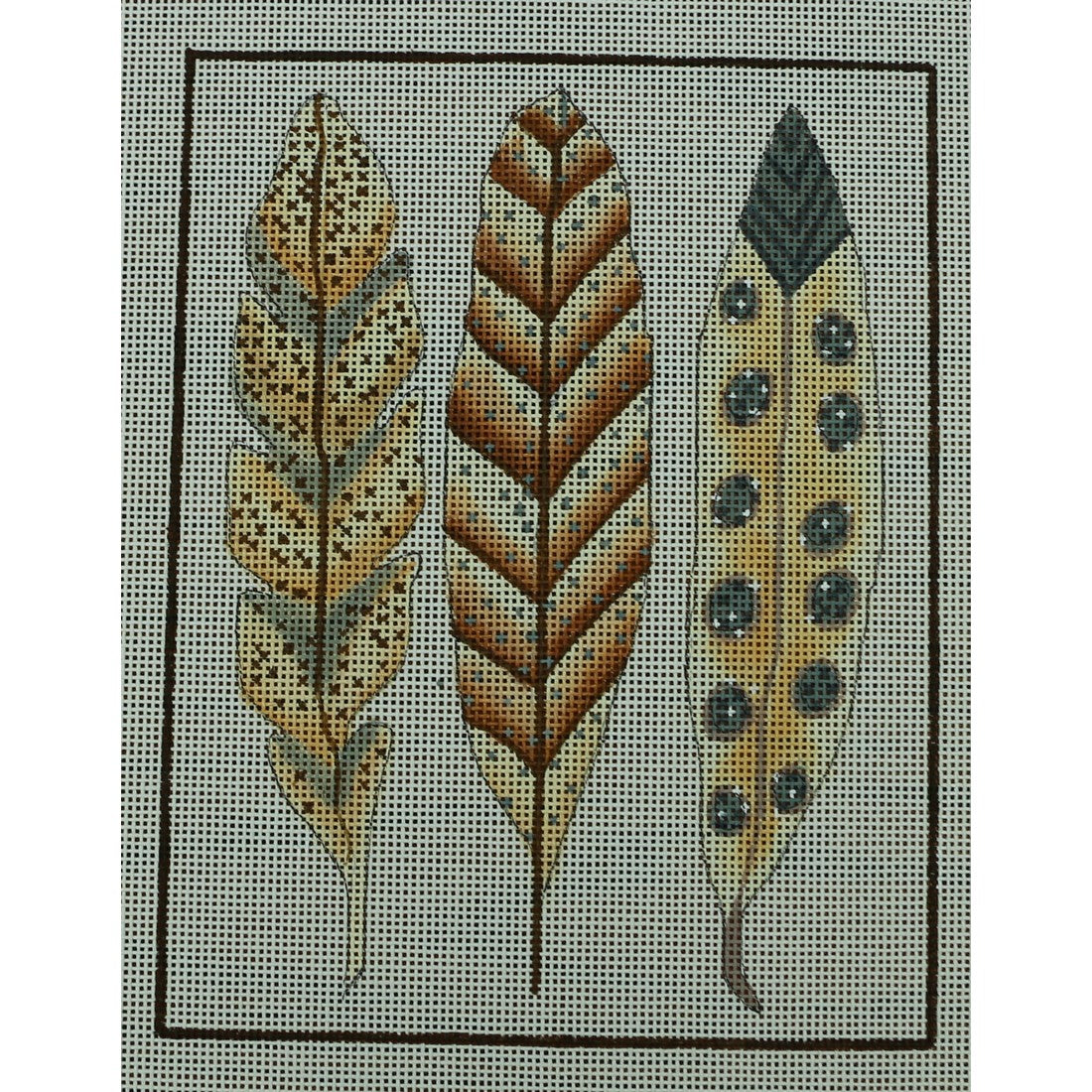 Feather Study, Brown