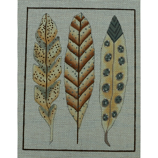 Feather Study, Brown