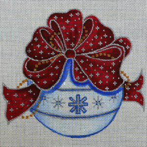 Red and Blue Ornament