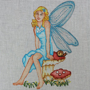 Fairy on a Mushroom