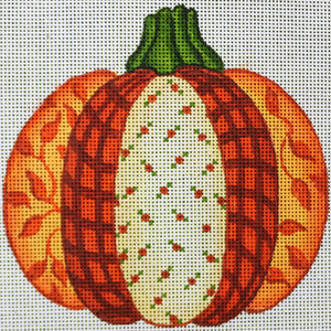 Orange Patchwork Pumpkin