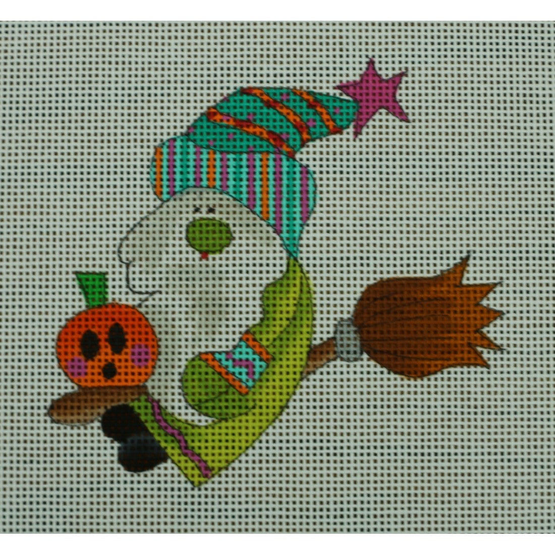 Halloween Gnome, Broom