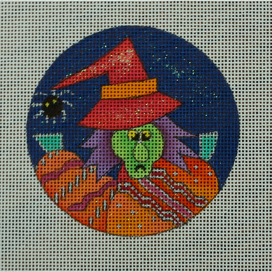 Witch in Pumpkins