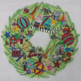 Toyland Christmas Wreath