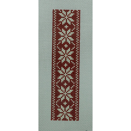 Red Fair Isle Key Fob