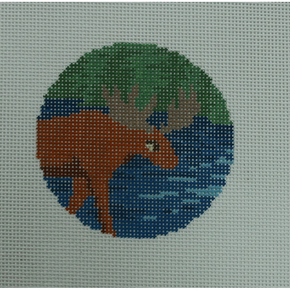 Wading Moose