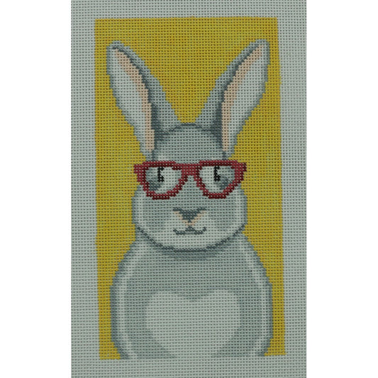 Bunny with Glasses Eyeglass Case