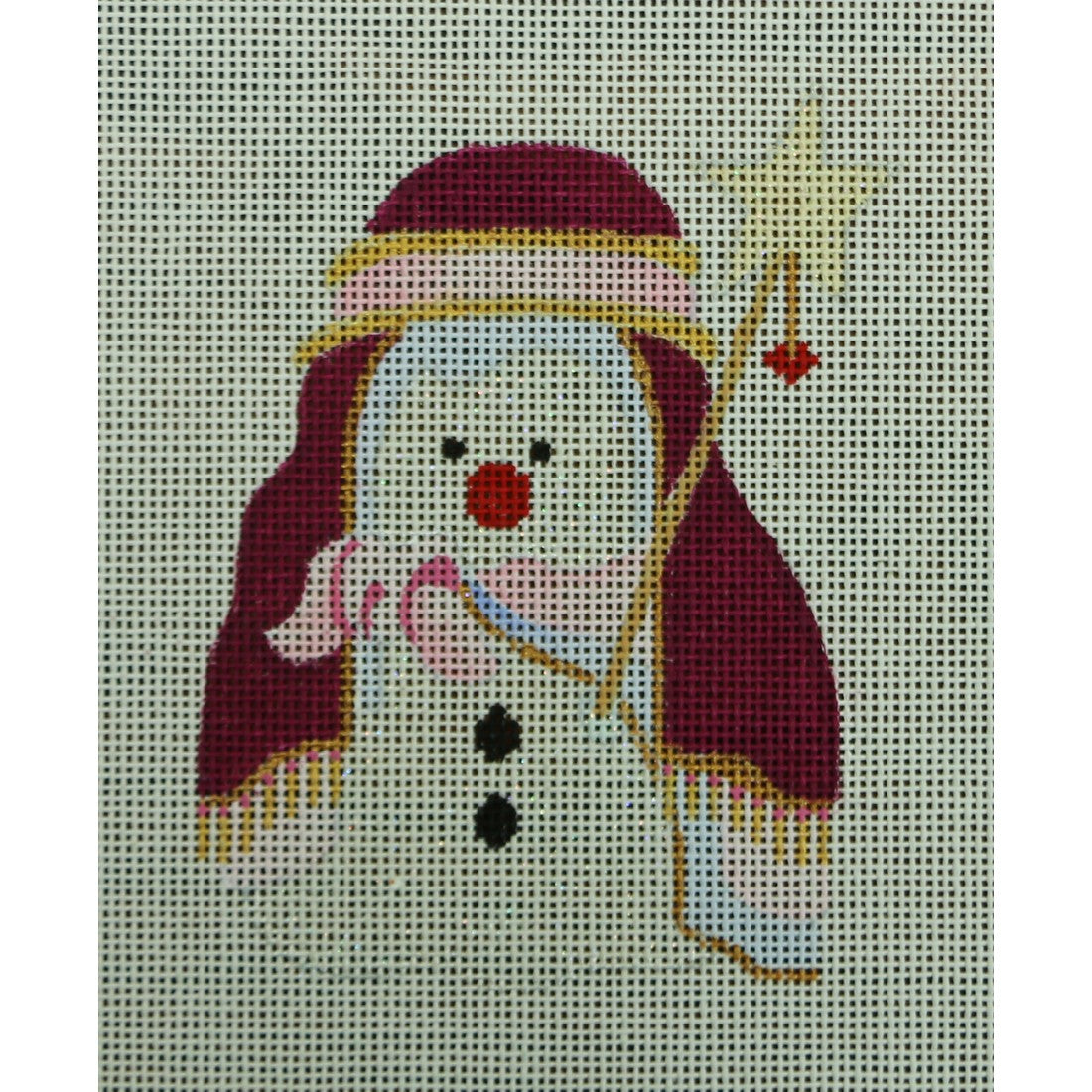 Snowman Shepherd with Star