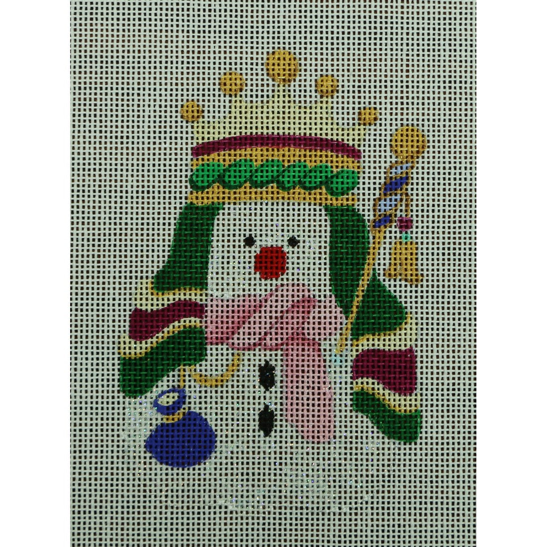 Snowman Wiseman in Green