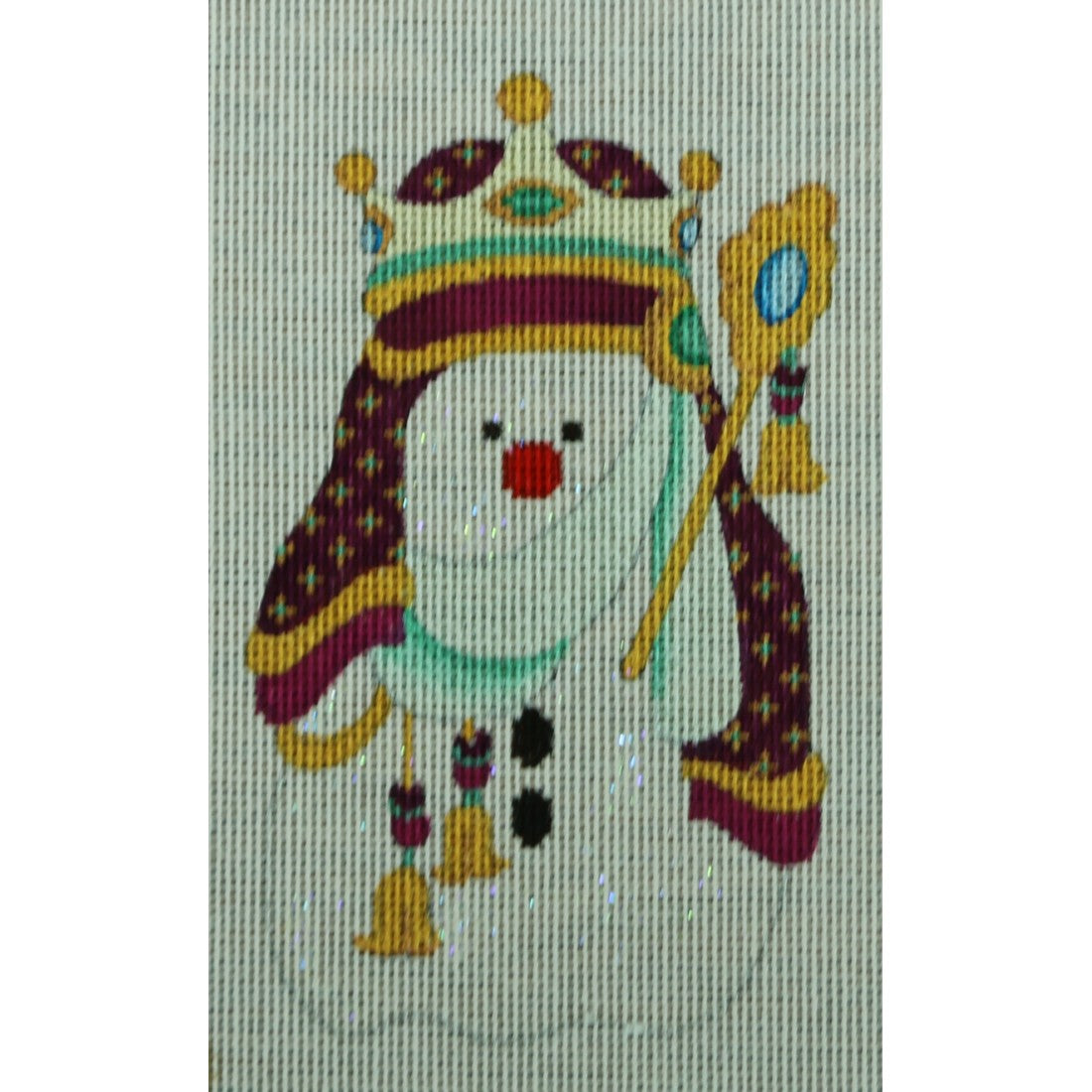 Snowman Wiseman in Magenta