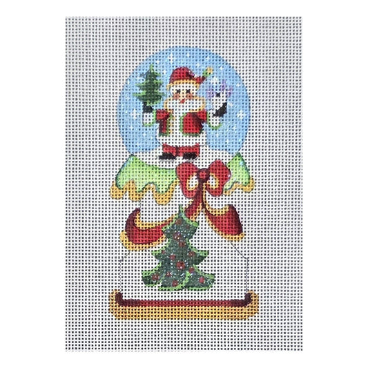 Santa and Tree Snow Globe