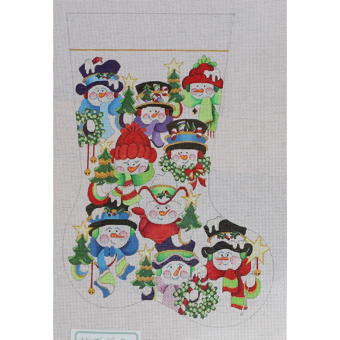 Snowmen Faces, 13 mesh