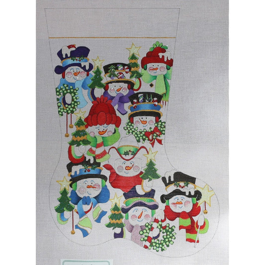 Snowmen Faces, 18 mesh