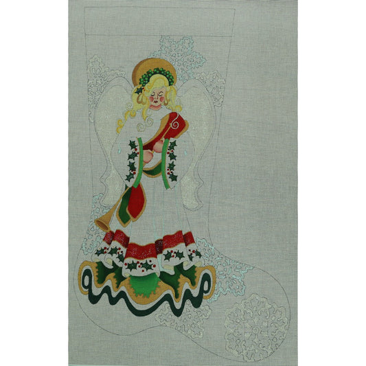 Red, Green, White Angel