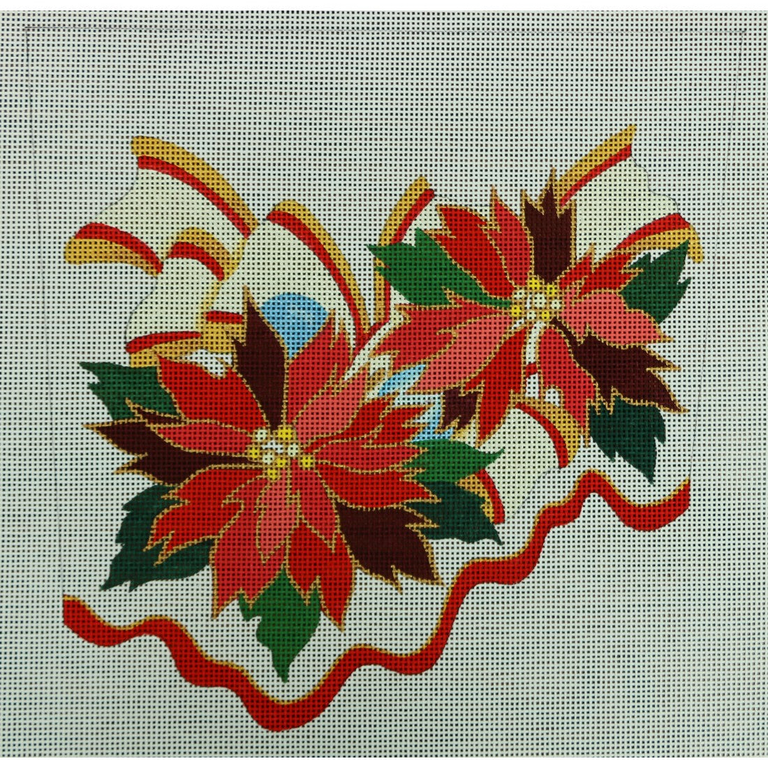 Poinsettia Cuff, 13 mesh