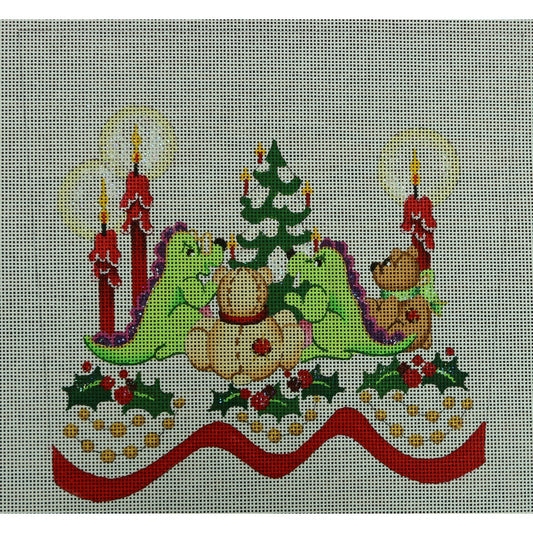 Dinosaurs and Teddy Bears Cuff, 13 mesh