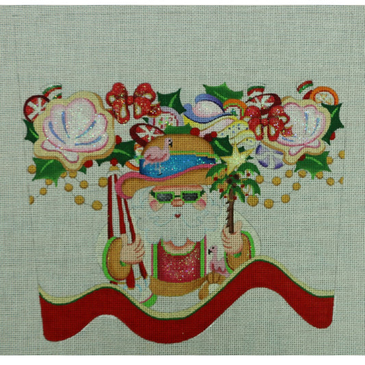 Beach Santa Cuff, 18 mesh