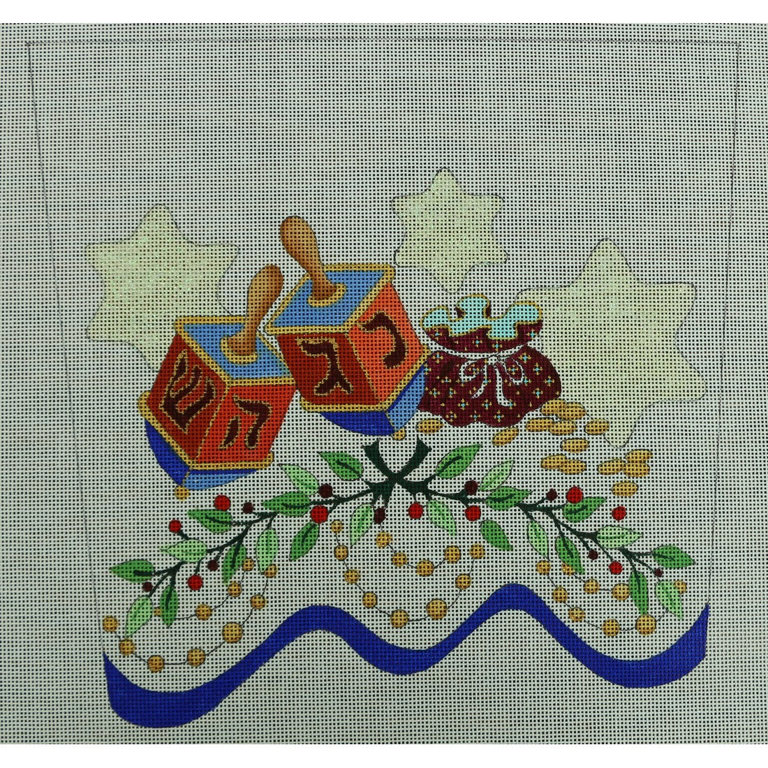 Dreidel Cuff, 18 mesh