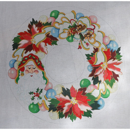 Poinsettia Wreath/Mini Tree Skirt, 13 mesh