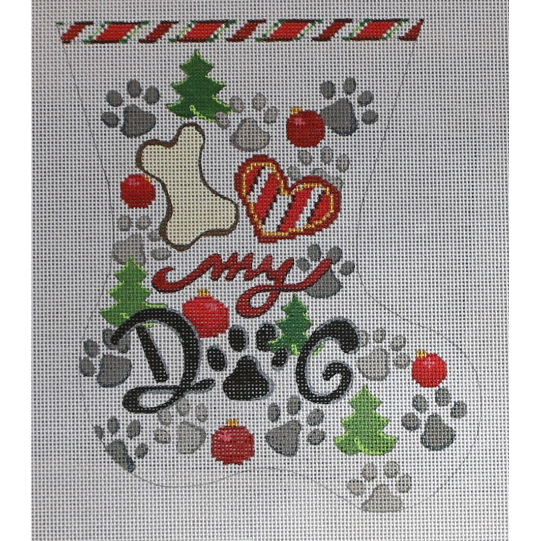 I Love My Dog Stocking