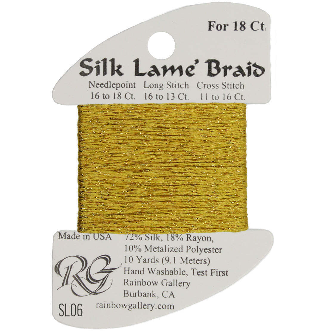 Silk Lame Braid 18 ct.,  Group 1