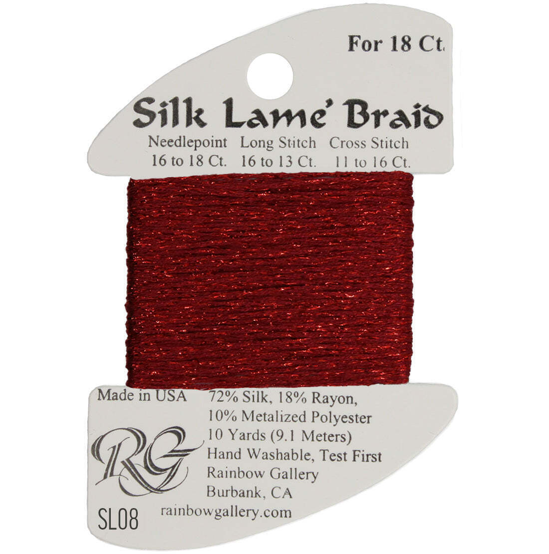 Silk Lame Braid 18 ct.,  Group 1