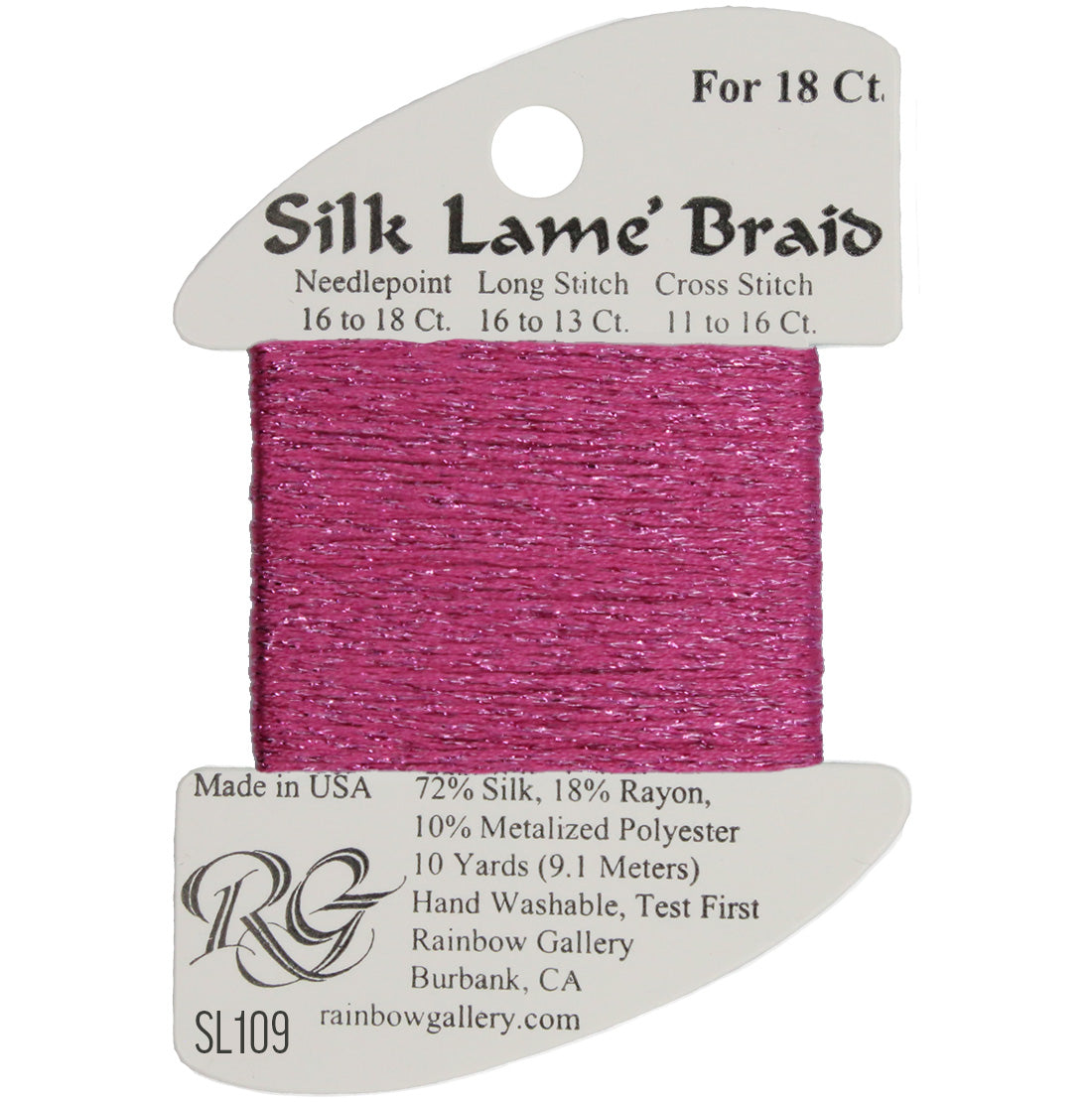 Silk Lame Braid 18 ct., Group 2