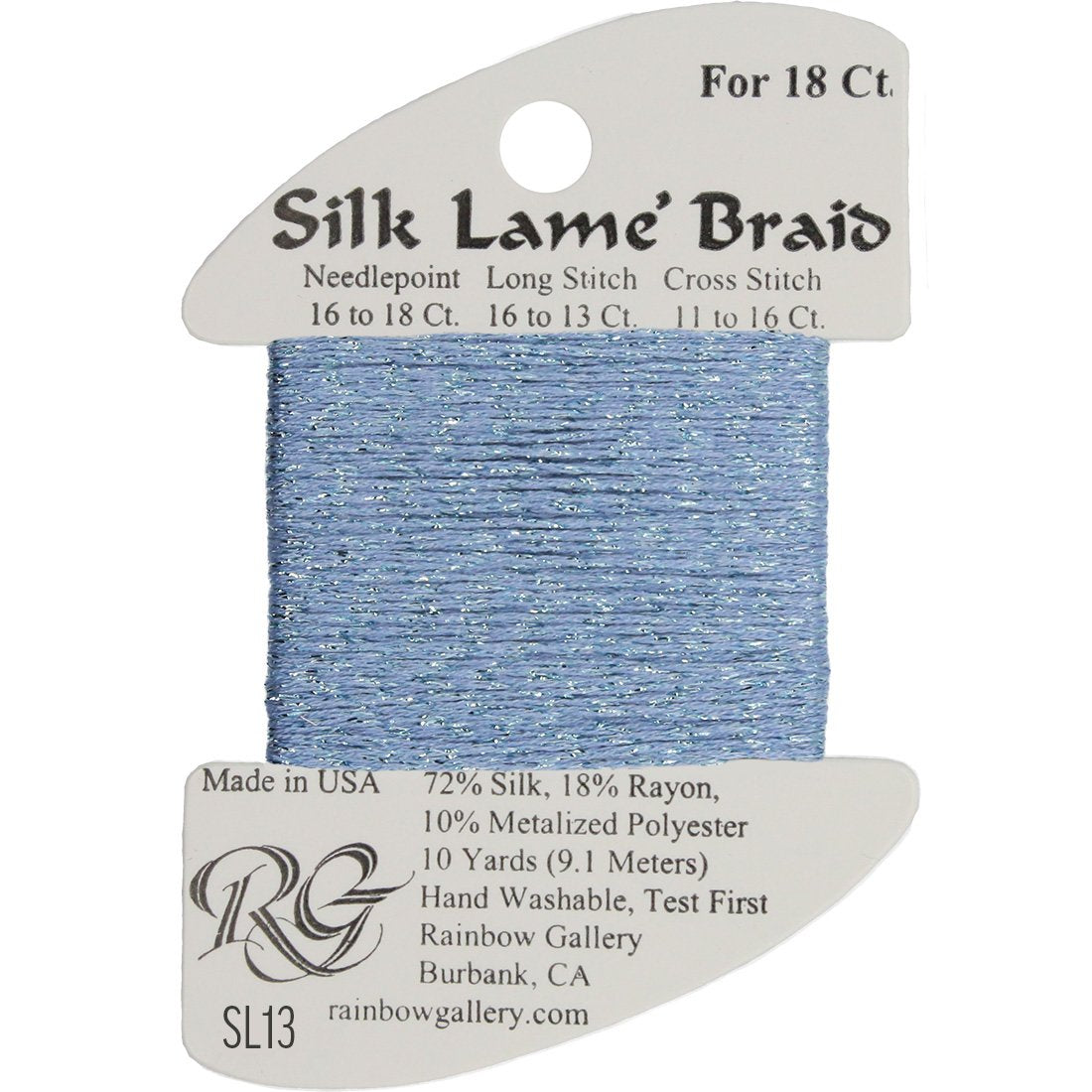 Silk Lame Braid 18 ct.,  Group 1